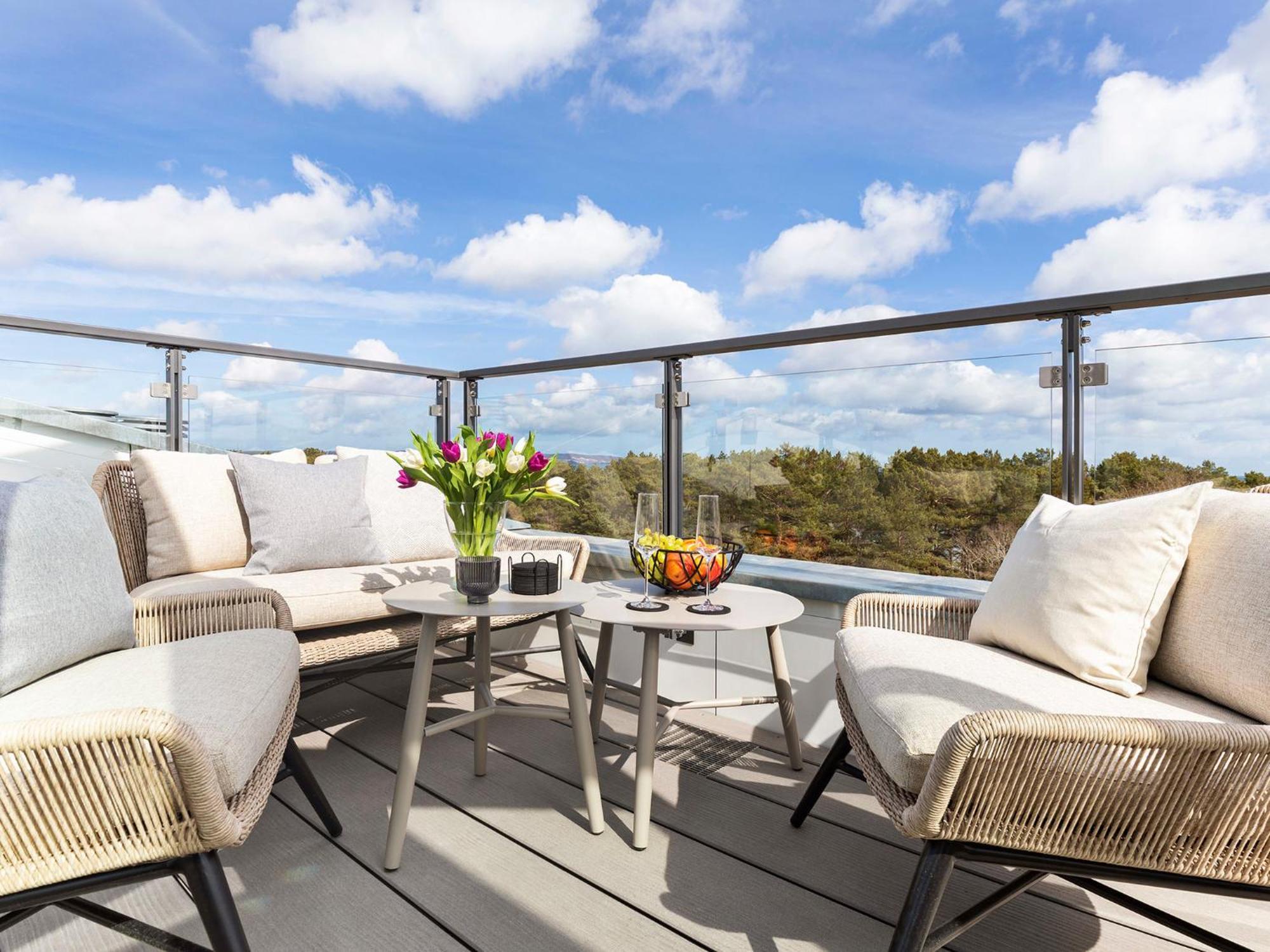 Fewo Prora - Deck54 Dachterrasse Binz Eksteriør bilde
