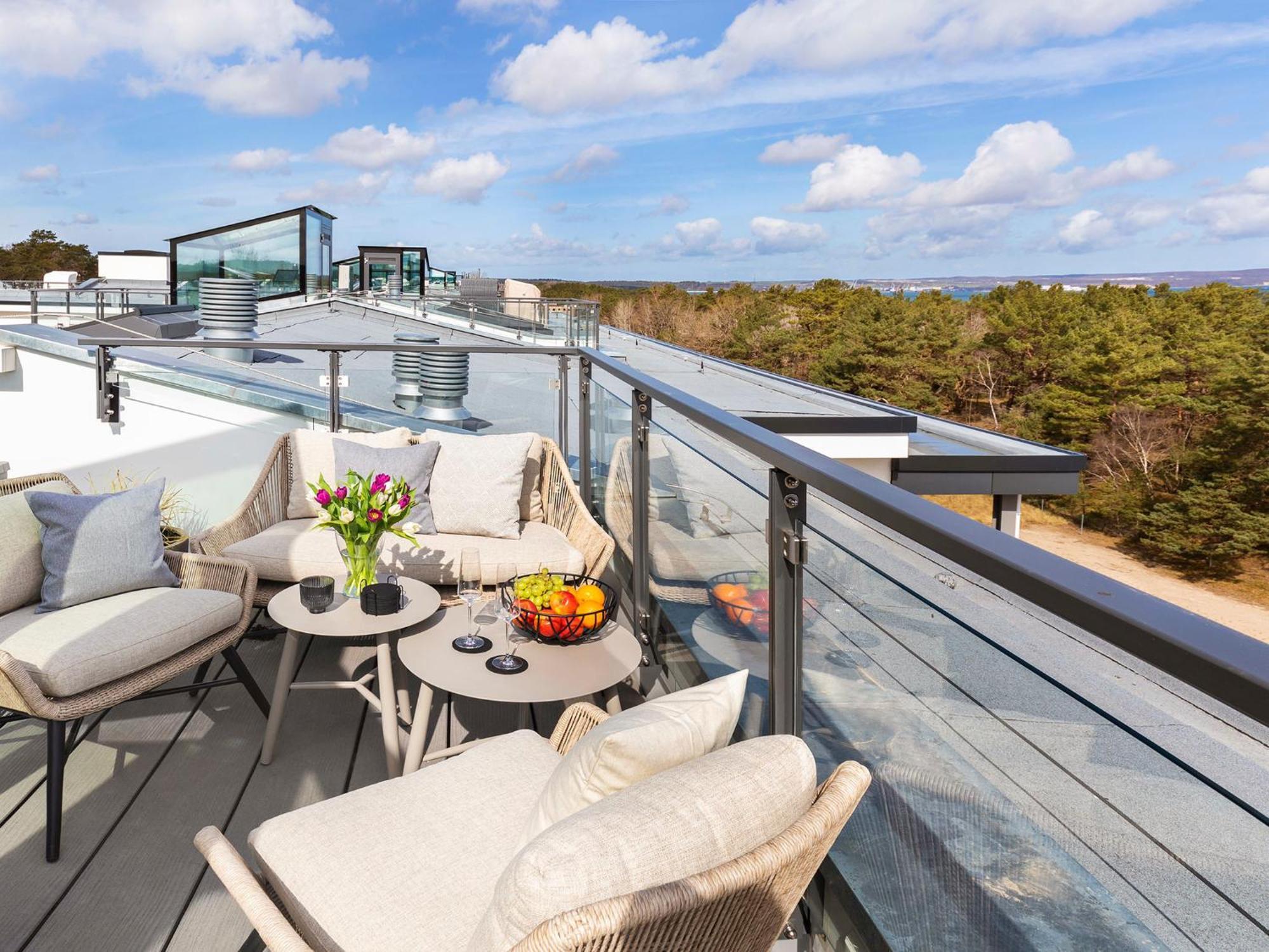 Fewo Prora - Deck54 Dachterrasse Binz Eksteriør bilde